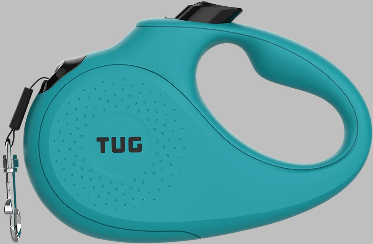 Monochrome 360° Tangle-Free Retractable Dog Leash | 16 Ft Strong Nylon Tape (Small, Aqua)